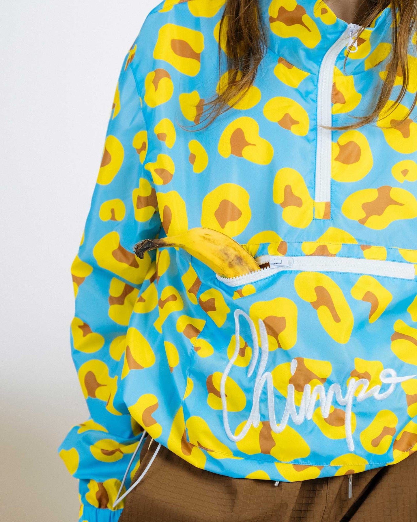 LEOPARD WINDBREAKER JACKET