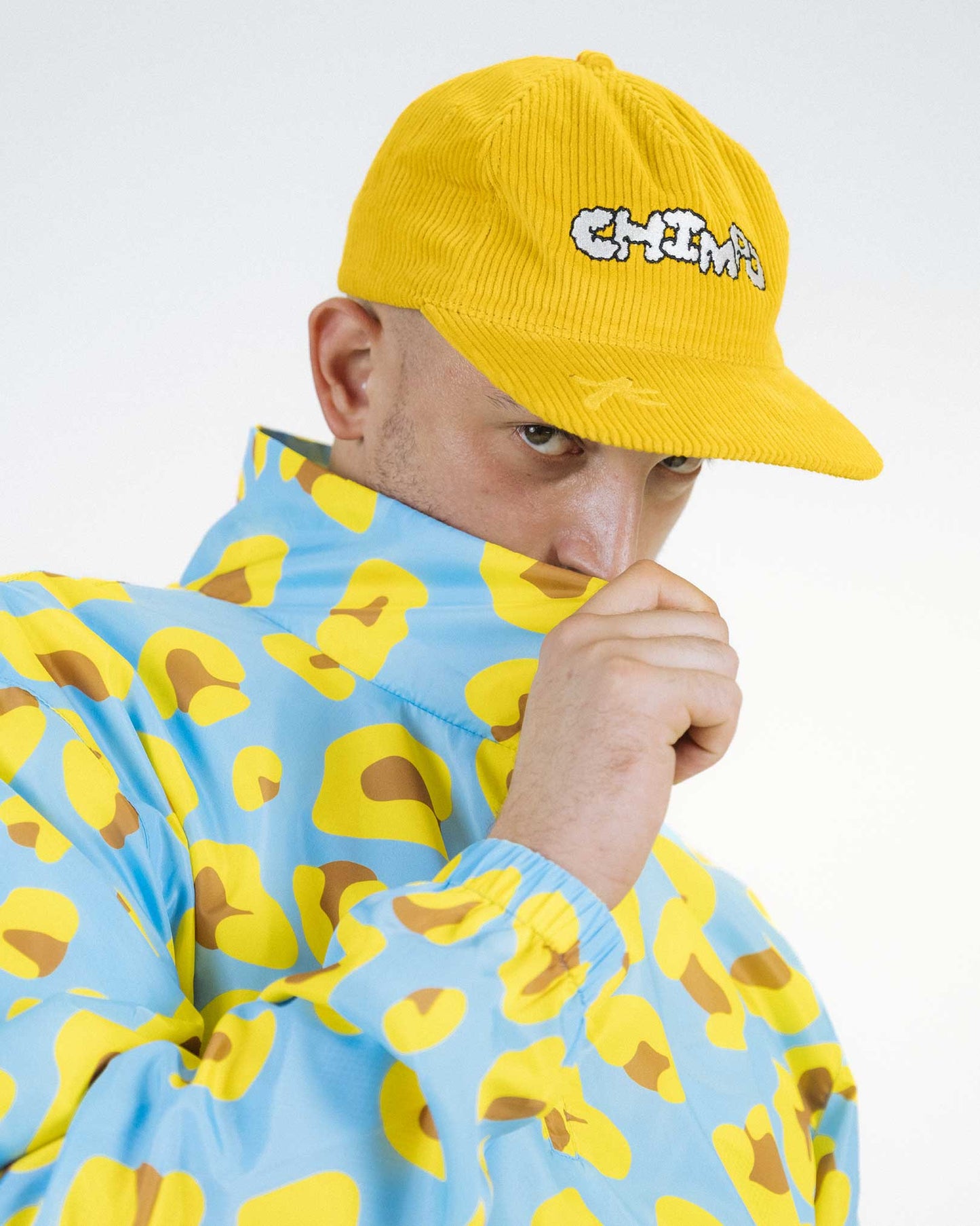 UNSTRUCTURED CORDUROY LOGO CAP