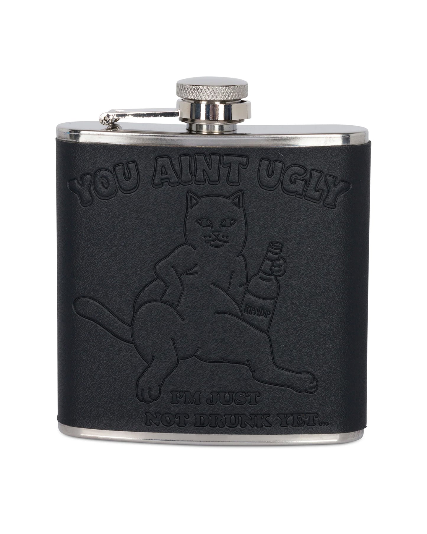 YOU AIN'T UGLY FLASK (BLACK)